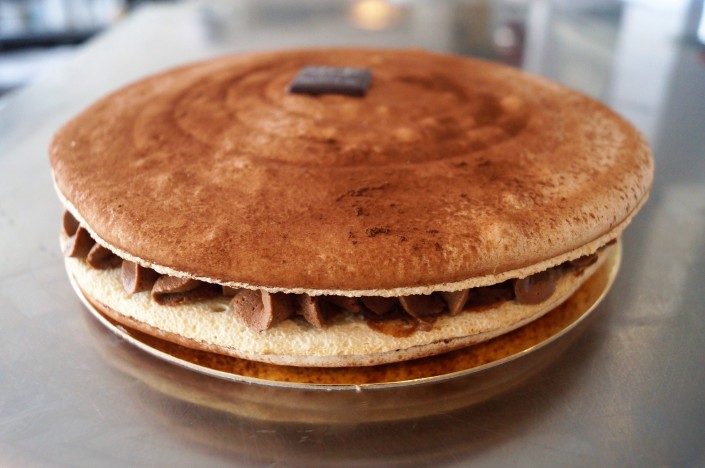 Le macaron chocolat à partager