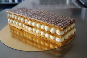 Le millefeuille à la vanille