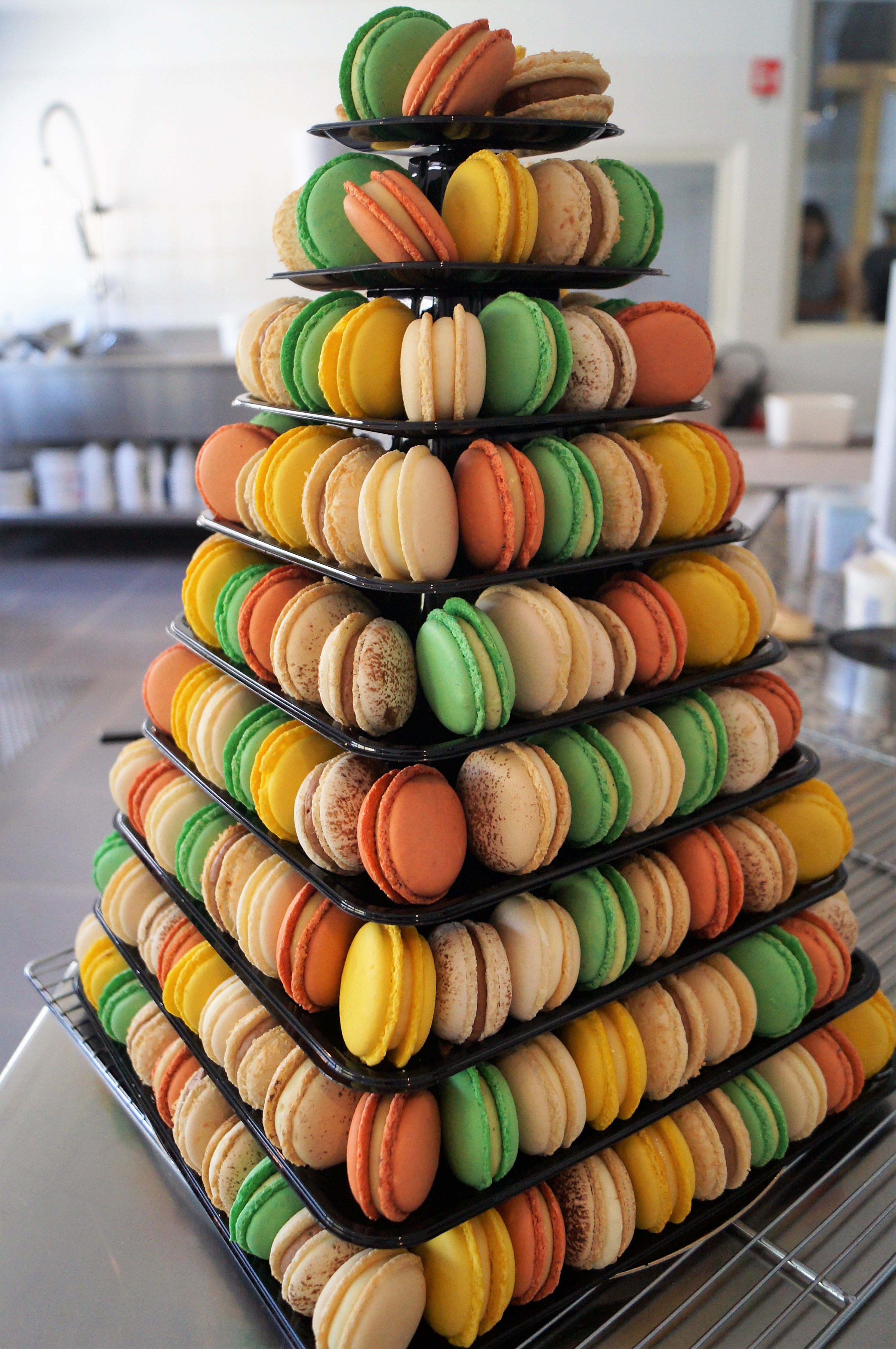 Pièce montée macarons